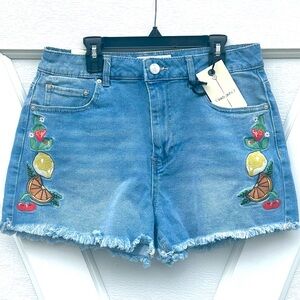 Ban•Jara Fruity Denim Shorts